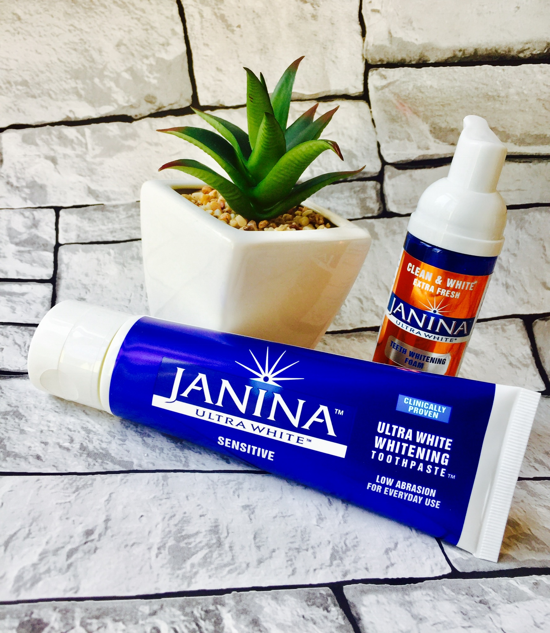Janina tooth whitening tooth paste national smile month