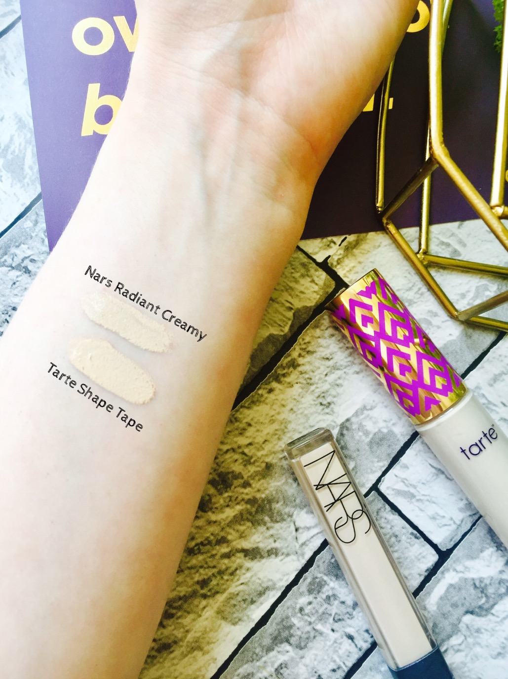 Tarte Shape Tape Fair Review swatches