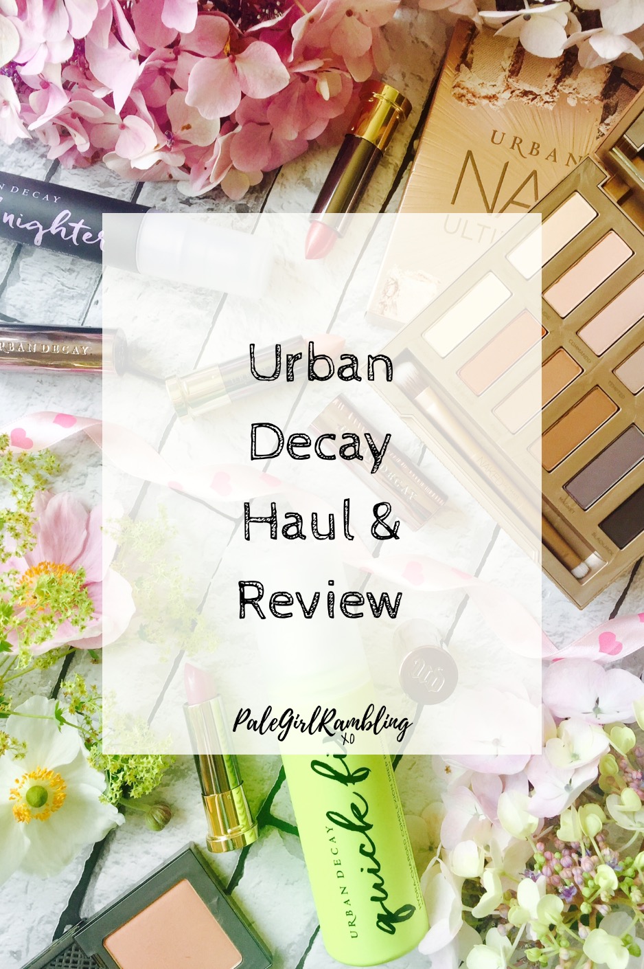 Urban Decay Haul and review all Nighter setting spray prep spray primer naked Ultimate Basics palette Vice lipsticks swatches