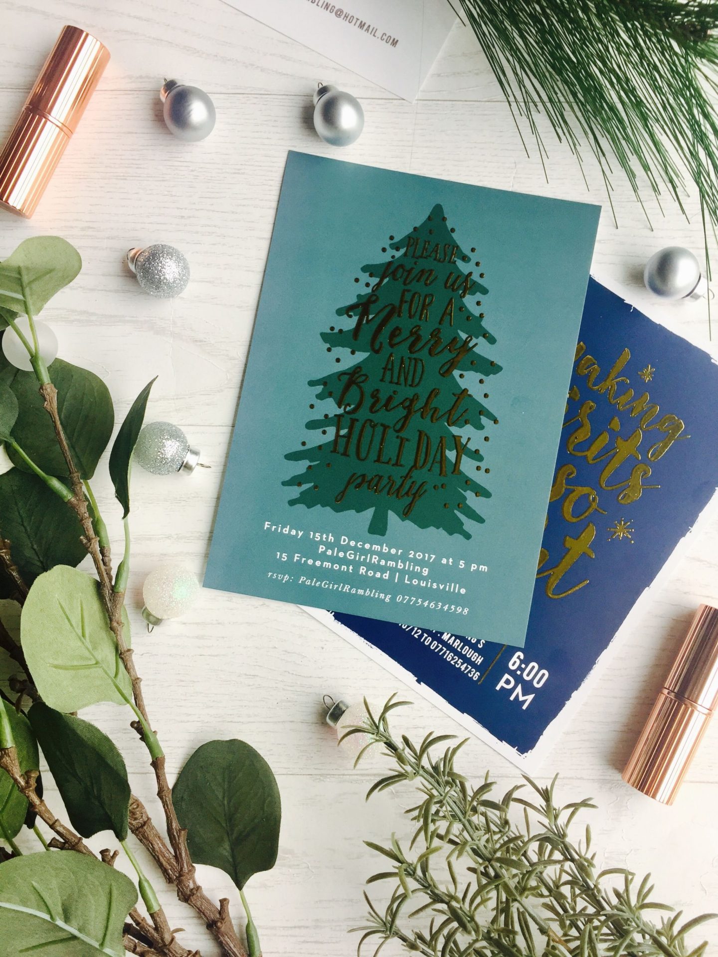 Getting festive with basic Invite and interior inspo