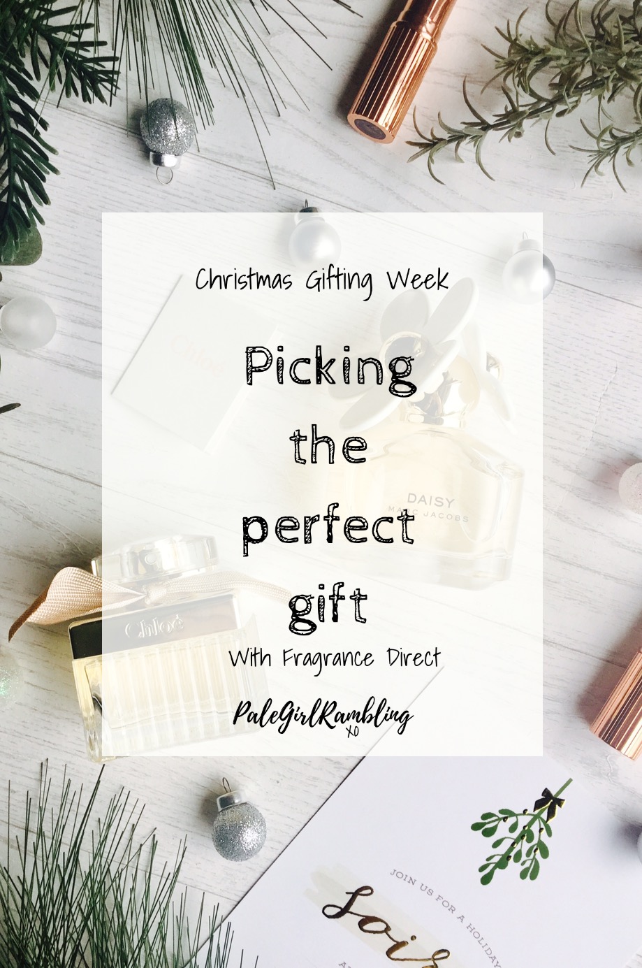 Christmas Gifting Week Fragrance Direct Marc Jacobs Chloe Daisy present ideas