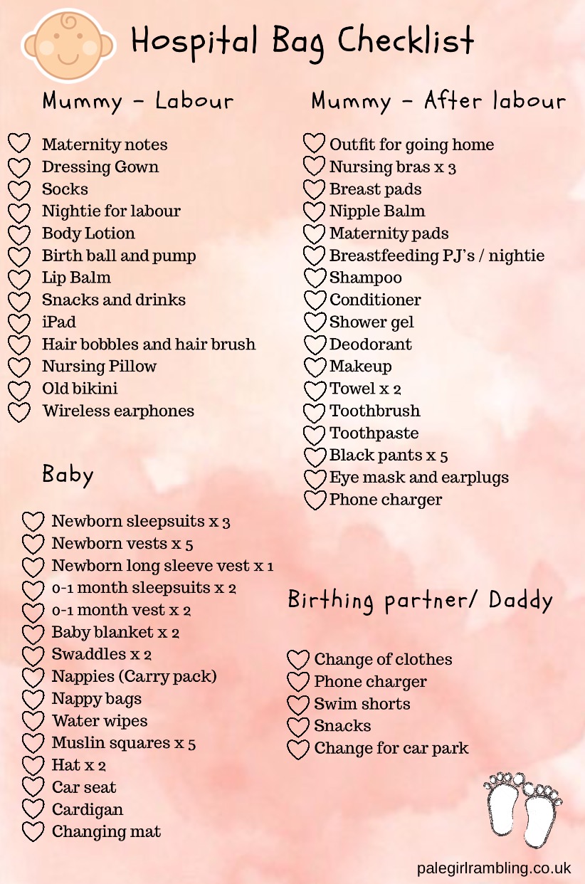 newborn essentials list uk